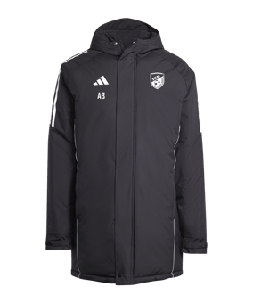 adidas Tiro 24 Winterjacke Schwarz Weiss