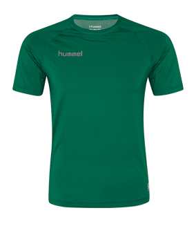 Hummel First Perform T-Shirt Kids Grün F6140 - gruen
