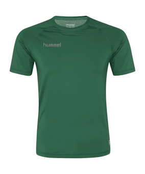 Hummel First Perform T-Shirt Kids Grün F6140 - gruen