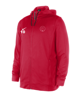 Nike Team Basketball Kapuzenjacke Rot F657