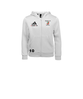 adidas Entrada 26 Kapuzenjacke Kids Weiß