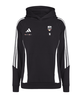 adidas Tiro 24 Baumwollhoody Kids Schwarz Weiss