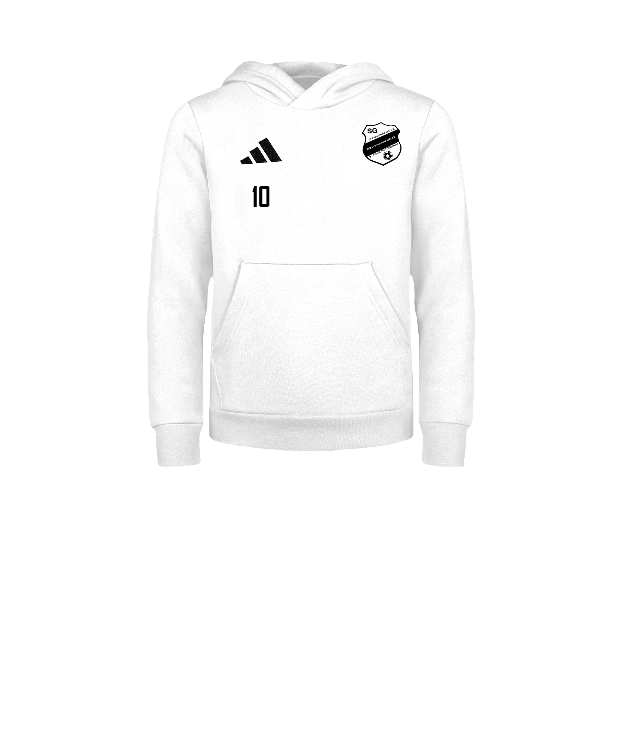adidas Entrada 26 Hoody Kids Weiß