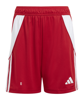 adidas Tiro 24 Short Kids Rot Weiss