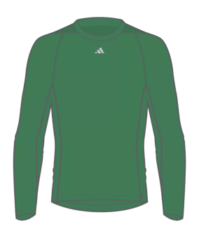 adidas Techfit  Sweatshirt Grün - gruen
