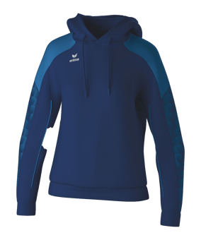 Erima EVO Star Hoody Damen Blau - blau