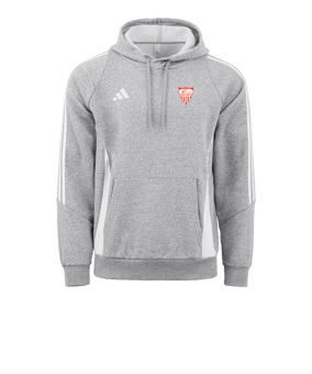 Sweat à capuche adidas Tiro 24 gris blanc 