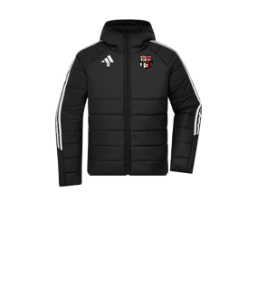 Veste d'hiver adidas Tiro 24 enfants noir blanc 