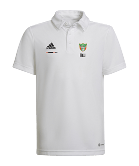 adidas Entrada 22 Poloshirt Kids Weiss