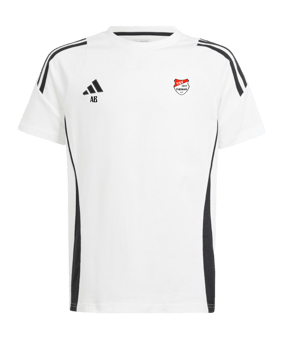 adidas Tiro 24 T-Shirt Kids Weiss Schwarz