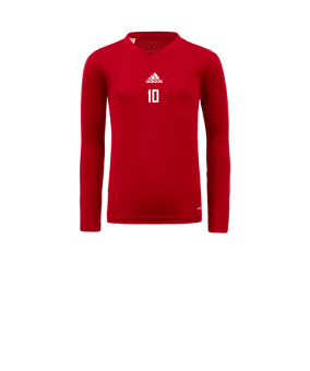 adidas Team Base Top langarm Kids Rot