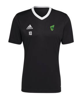 adidas Entrada 22 Trikot Schwarz Weiss