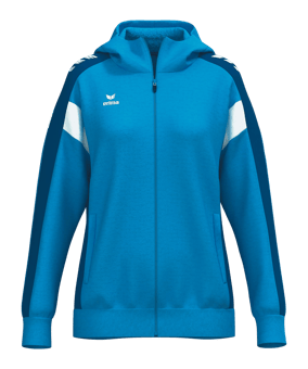 Erima Celebrate 125 Kapuzenjacke Damen Blau - blau