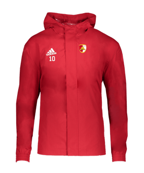 Veste tout temps adidas Entrada 22 rouge 