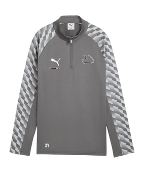 PUMA teamLIGA26 Training 1/4 Zip Top Kids Grau F13