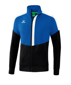Erima Squad Trainingsjacke Kids Blau Schwarz - blau