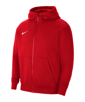 Nike Park 20 Fleece Kapuzenjacke Kids Rot F657 - rot