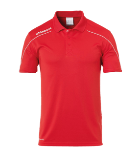 uhlsport Stream 22 Poloshirt Kids Rot Weiss F04 - rot