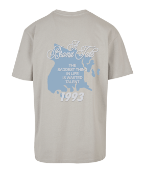 Mister Tee Bronx Tale Oversized T-Shirt Grau - grau