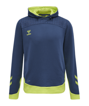 Hummel hmlLEAD Poly Hoody Blau F7642 - blau