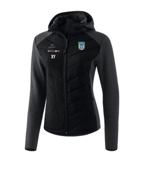 Erima Steppjacke Damen Schwarz