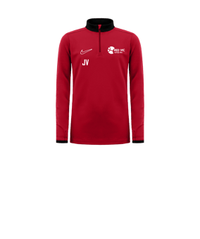RED VIC Half-Zip Trainingtop Kids Rood