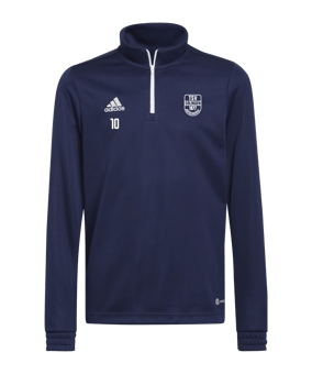 adidas Entrada 22 HalfZip Sweatshirt Kids Blau
