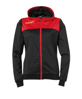 Kempa Emotion 2.0 Kapuzenjacke Damen Schwarz F09 - schwarz