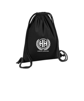 Merch Organic Premium Cotton Gymsack Black | #logo1c