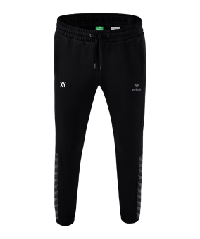 Erima Team Essential Jogginghose Kids Schwarz