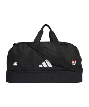 adidas Tiro League Duffel Bag Gr. M Schwarz Weiss