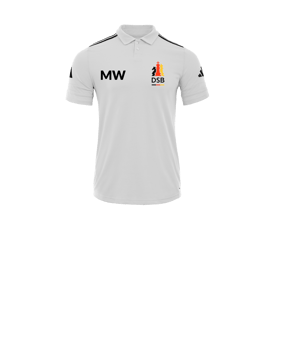 adidas Squadra 25 Competition Polo Kids Weiß