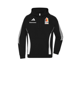 adidas Tiro 24 Hoody Kids Schwarz Weiss