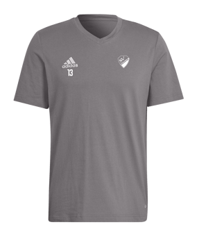 adidas Entrada 22 T-Shirt Grau