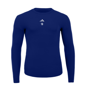 adidas Techfit Longsleeve Blau