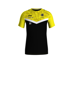 JAKO Icon T-Shirt Kids Schwarz Gelb F808