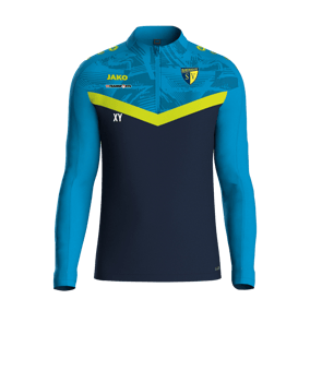 JAKO Iconic HalfZip Sweatshirt Blau F914
