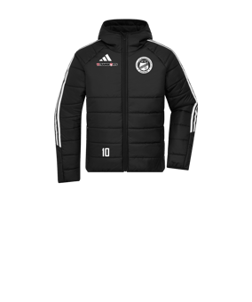 adidas Tiro 24 Winterjacke Kids Schwarz Weiss 