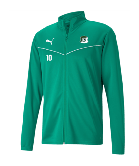 PUMA teamRISE Poly Trainingsjacke Grün F05