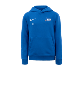 Nike Park 20 Fleece Hoody Kids Blau Weiss F463