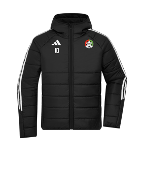 adidas Tiro 24 Winterjacke Schwarz Weiss