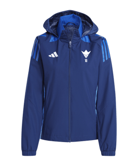 Veste tout temps femme adidas Tiro 24 Competition bleu