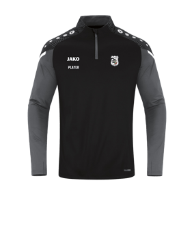JAKO Performance Ziptop Schwarz Grau F804