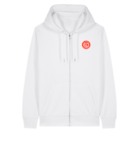 Merch Connector 2.0 Zip Sweatjacke White | #brustlogo