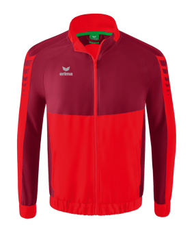 Erima Six Wings Präsentationsjacke Rot - rot