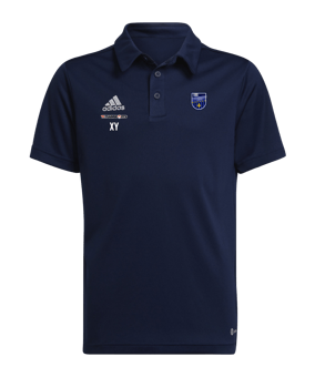 adidas Entrada 22 Poloshirt Kids Dunkelblau