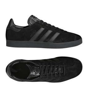 adidas Originals Gazelle Sneaker Schwarz - schwarz
