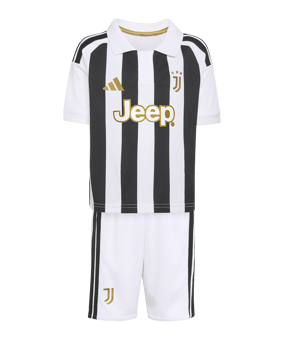 adidas Juventus Turin Trikot Set Home 2026/2027 Kids Weiß - weiss