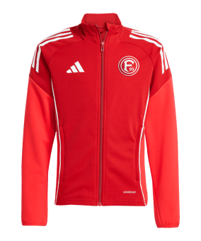 adidas Fortuna Düsseldorf Trainingsjacke Kids Rot - rot