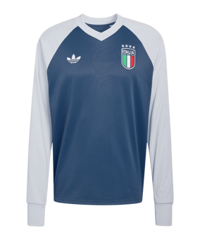 adidas FIGC Italien Prematch Sweatshirt WM 2026 Blau - blau
